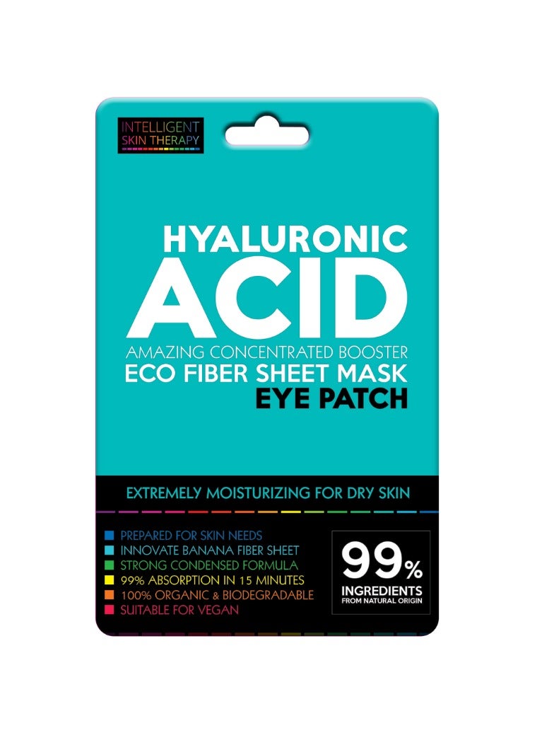 BeautyFace Extremely Moisturizing for Dry Skin Eco Fiber Sheet Eye Patch Hyaluronic Acid - 1 pair