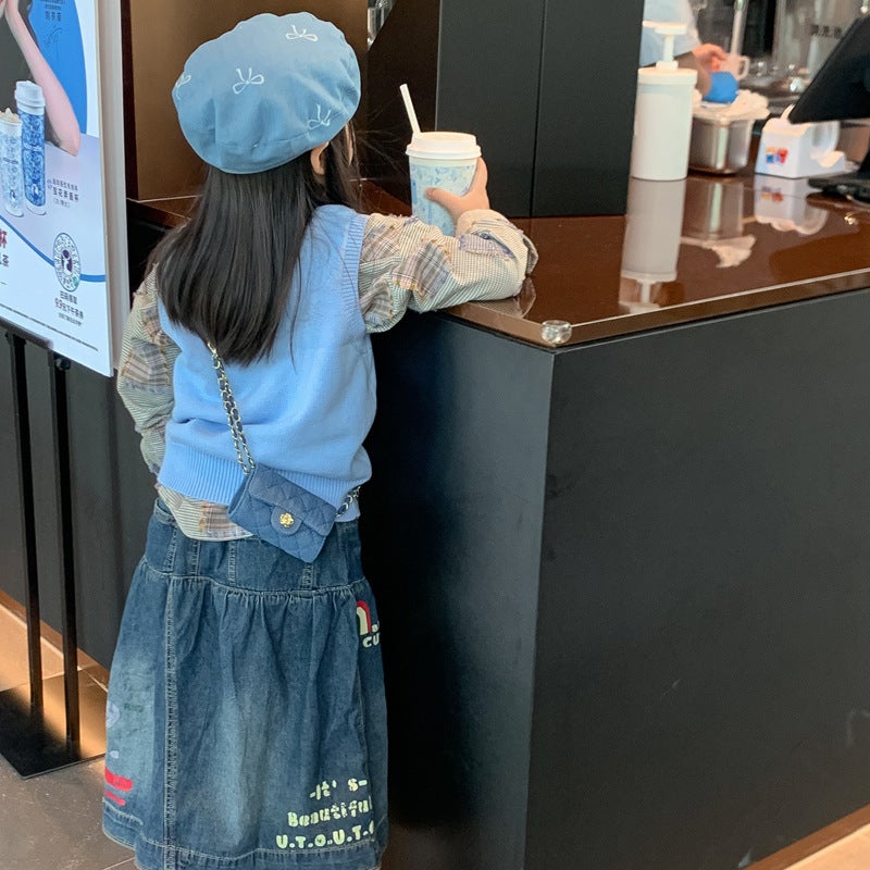Children'S Bag Korean Style Fashionable Mini Waist Chain Bag For Boys And Girls Trendy Solid Color Kids Crossbody Bag - Image 4
