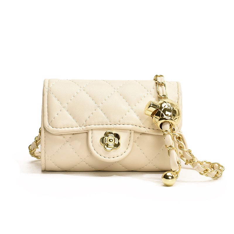 Children'S Bag Korean Style Fashionable Mini Waist Chain Bag For Boys And Girls Trendy Solid Color Kids Crossbody Bag - Image 1