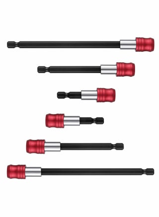 Drill Bit Extension Magnetic Screwdriver Bit Holder Impact Driver Bit Set Bar Socket Chuck Adapter 1/4 Inch Hex Shank Power Magnetic Bit Holder for Screws Nuts Drill 6 Pieces - pzsku/Z7F07DBED3529CA8C1CB9Z/45/_/1665837690/278f0066-b691-4565-b1d4-604c20818206