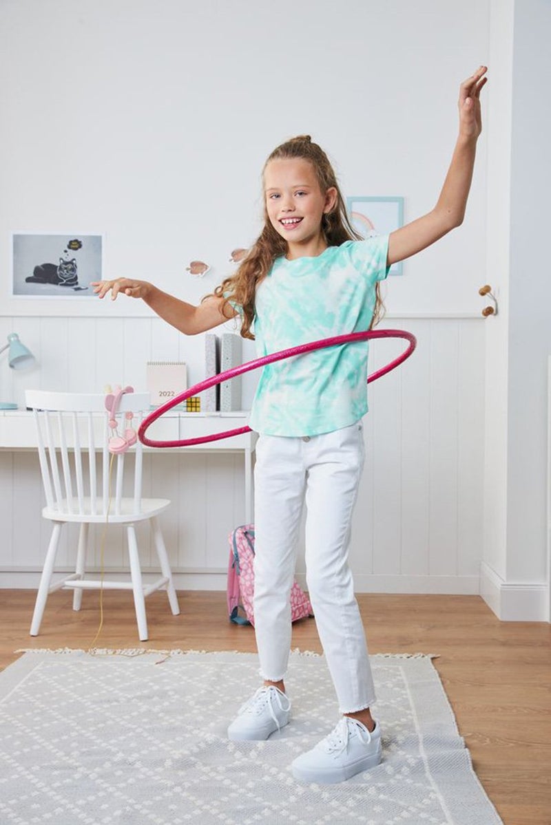 Tchibo Kids Girl 2 Pcs Tie Dye Short Sleeves Tee, Mint - Image 1