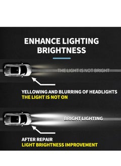 EVO Headlight Restore Polish 300ml – Removes Oxidation Yellowing Scratches – Restores Clarity & Improves Visibility  - Image 4
