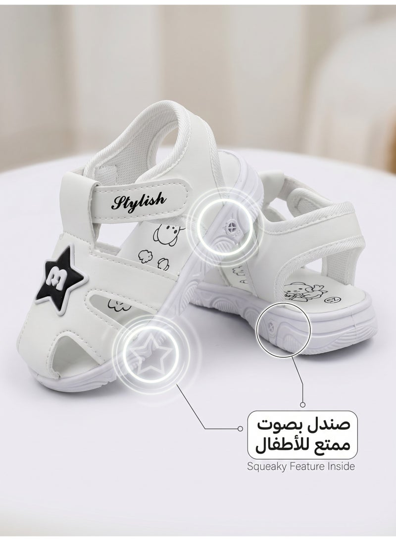 stylish Baby shoes with sound - Baby shoes with sound - Baby sandals with whistle | Sole with whistle, shoes and sandals that make noise for girls and boys, baby girl shoes and comfortable sandal slippers, baby shoes with sound in modern designs and suitable for children's gifts - Image 3