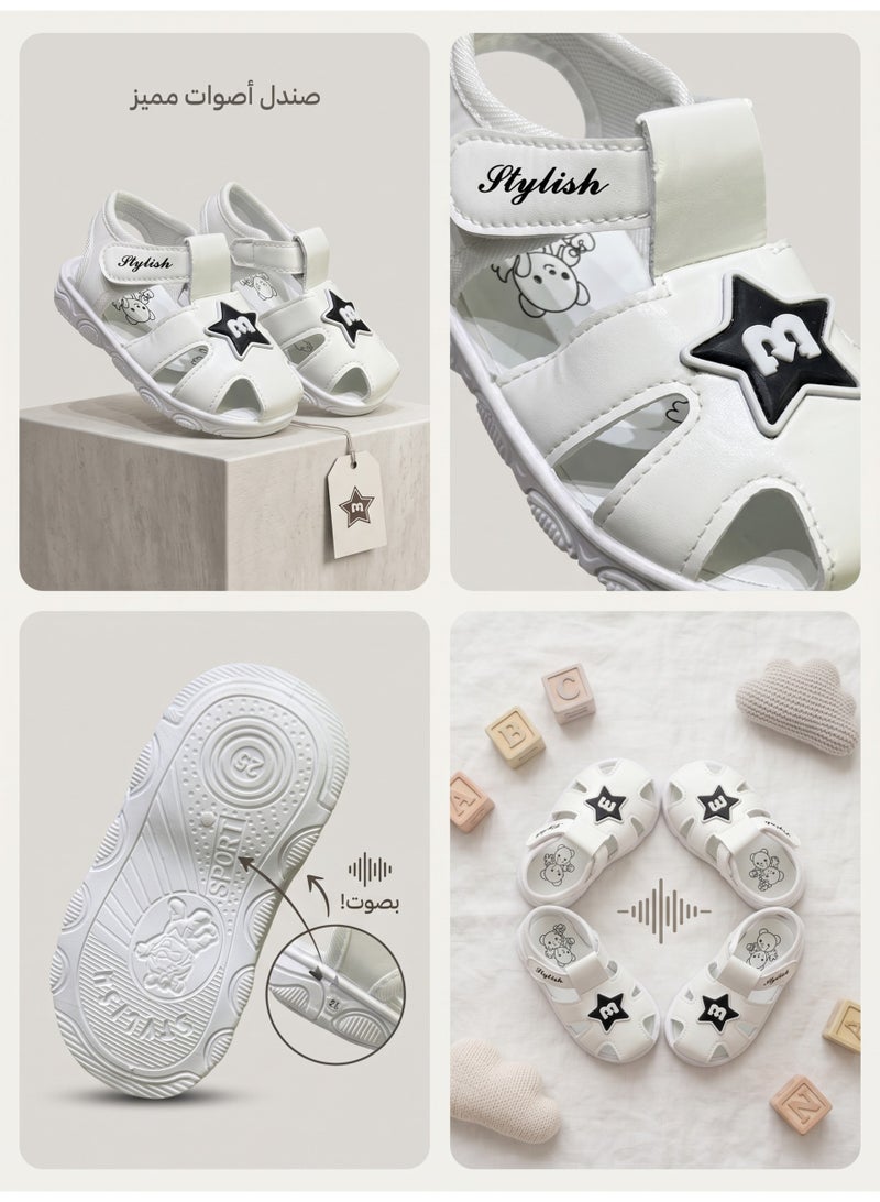 stylish Baby shoes with sound - Baby shoes with sound - Baby sandals with whistle | Sole with whistle, shoes and sandals that make noise for girls and boys, baby girl shoes and comfortable sandal slippers, baby shoes with sound in modern designs and suitable for children's gifts - Image 5