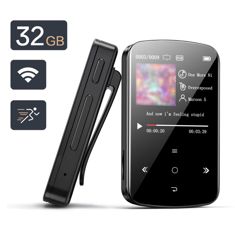 مشغل موسيقى MP3 M9 بشاشة OLED بقياس 1.5 بوصة مع راديو FM وتسجيل صوتي - Image 3