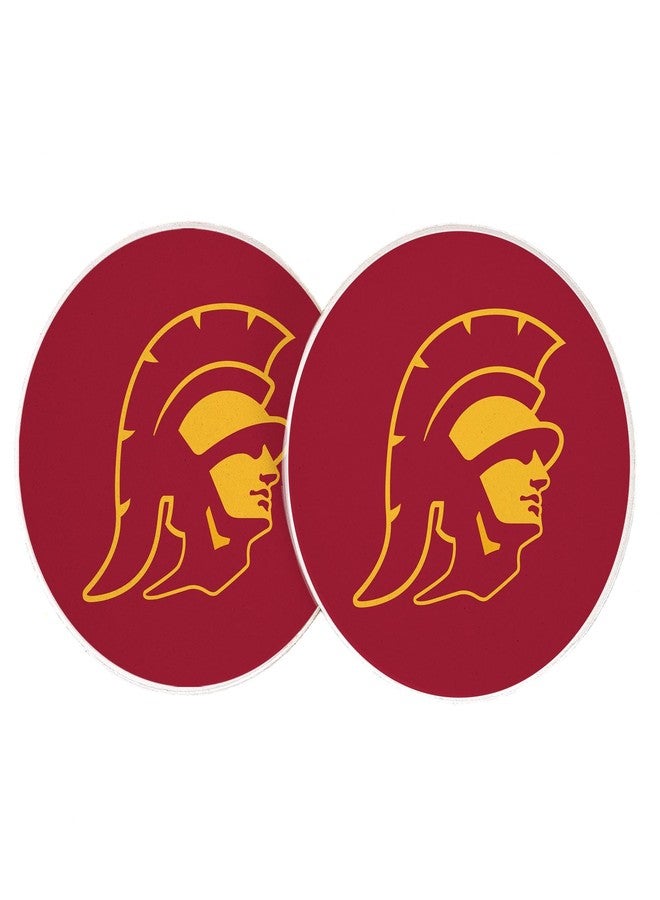 ديزرت كاكتوس قواعد أكواب سيارة من الحجر الرملي الماص على شكل صبار صحراوي، جامعة جنوب كاليفورنيا، فريق تروجانز، مجموعة من قطعتين (التصميم أ) - Image 1