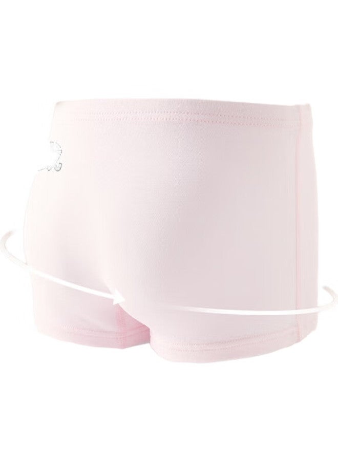 WELLBER Children'S Underwear Girls Big Kids Cotton Panties Square Shorts 3-Pack Pink Bunny Set 100Cm - Image 2
