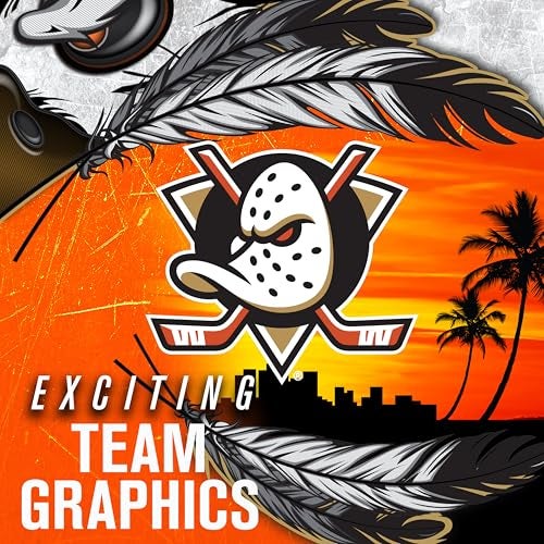 Franklin Sports Anaheim Ducks NHL Mini Hockey Goalie Helmet - Mini NHL Team Goalie Face Masks with Display Case - Perfect Bedroom, Office + Desk Accessory for Hockey Fans - 5" x 4.5" x 4" Inches - Image 4
