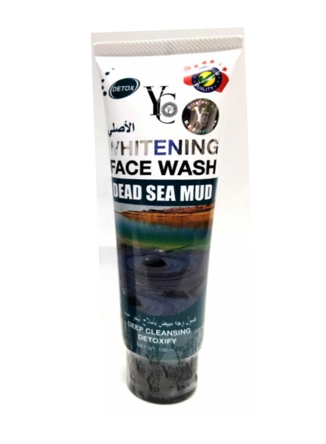 واي سي غسول تبييض الوجه بطين البحر الميت 100 مل