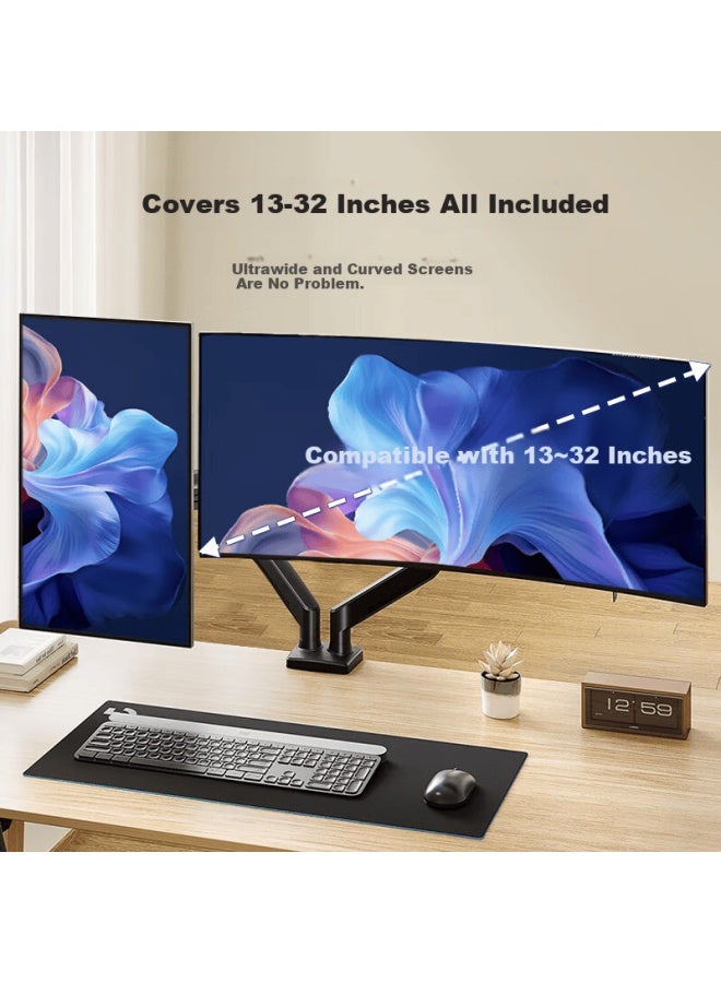 Ecola Dual Monitor Stand F72bk Black - Image 5