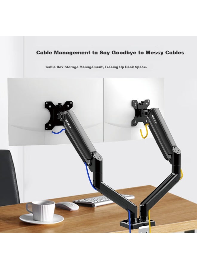 Ecola Dual Monitor Stand F72bk Black - Image 2