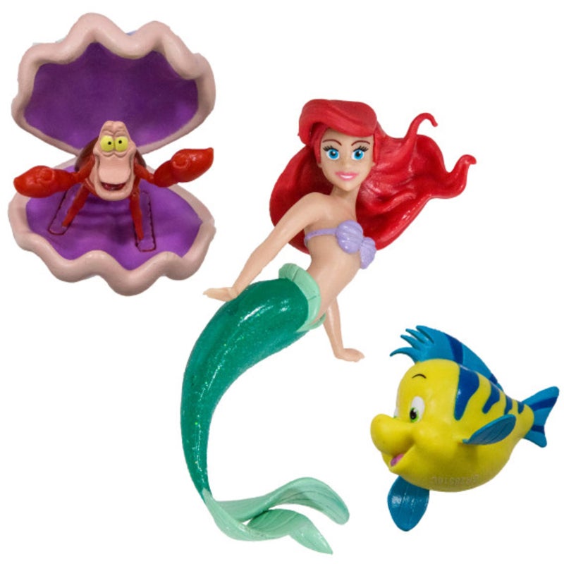 SwimWays Little Mermaid Disney Dive Characters Kids Pool Toy- Princess Ariel, Flounder, and Sebastian, Bath Toys and Pool Party Supplies - Image 1