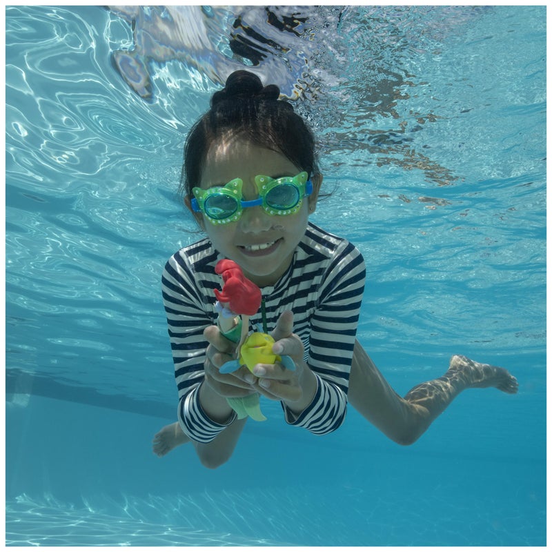 SwimWays Little Mermaid Disney Dive Characters Kids Pool Toy- Princess Ariel, Flounder, and Sebastian, Bath Toys and Pool Party Supplies - Image 2