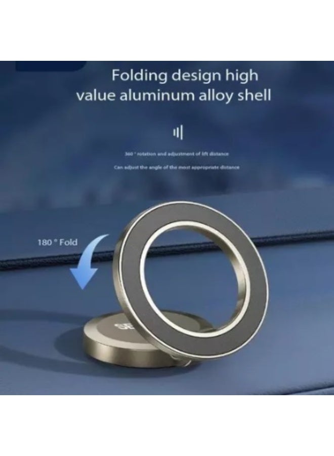 SENDEM W23 Magnetic Car Phone Holder, 360 Degree Universal Rotating Ball, Dashboard Adhesive - Image 3