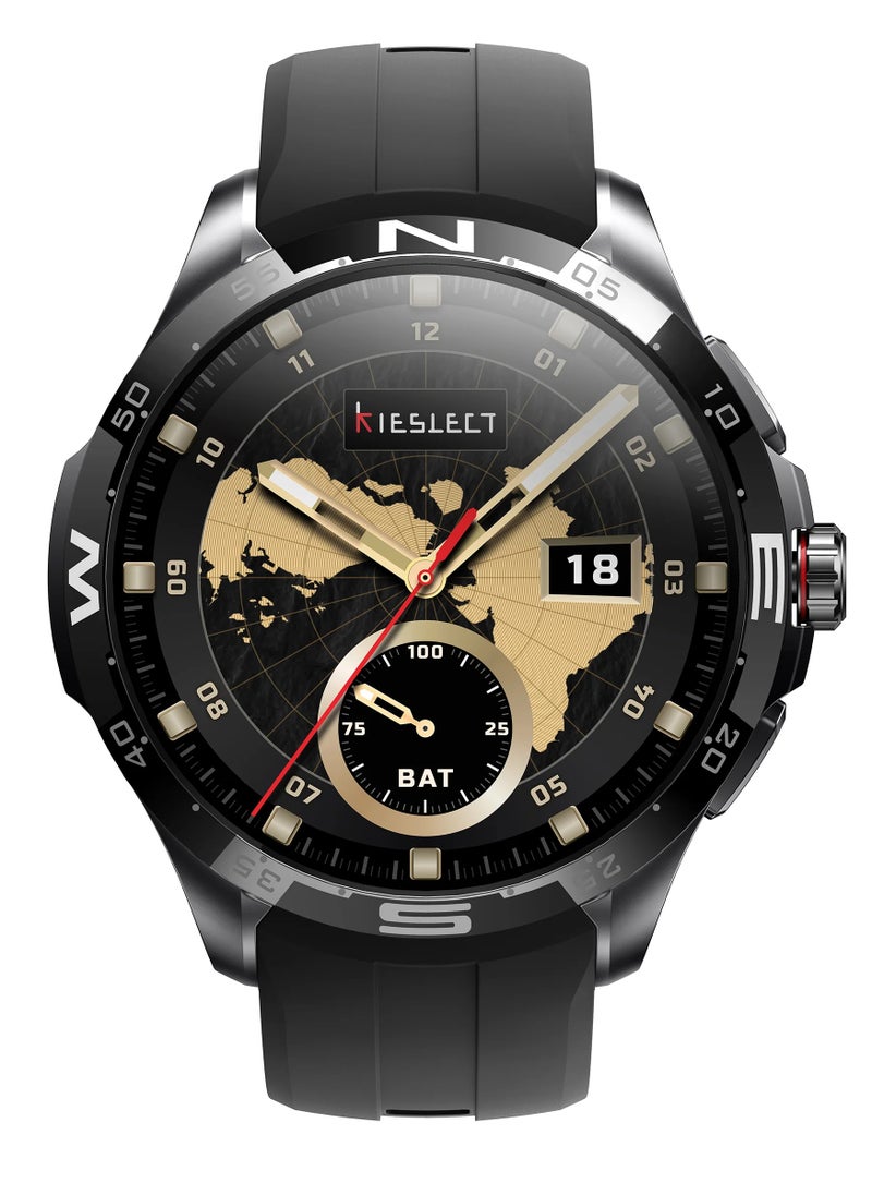 KIESLECT Kieslect Actor new Smartwatch with Stunning Ceramic Bezel - Black  - Image 1