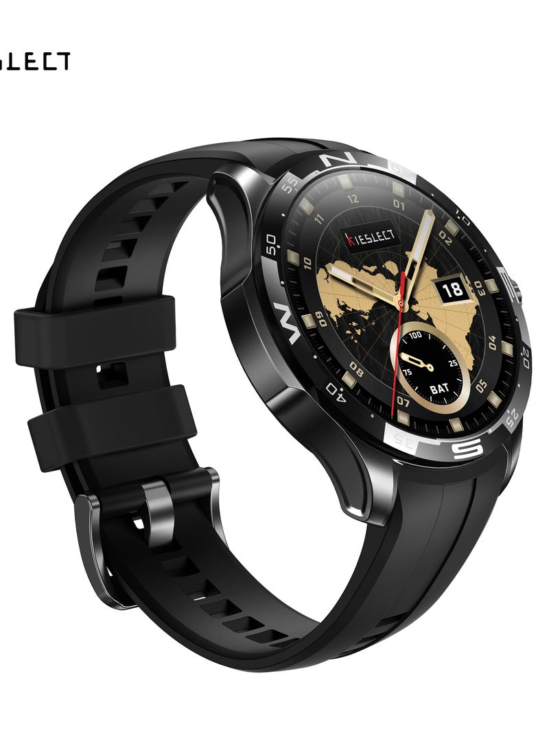 KIESLECT Kieslect Actor new Smartwatch with Stunning Ceramic Bezel - Black  - Image 2