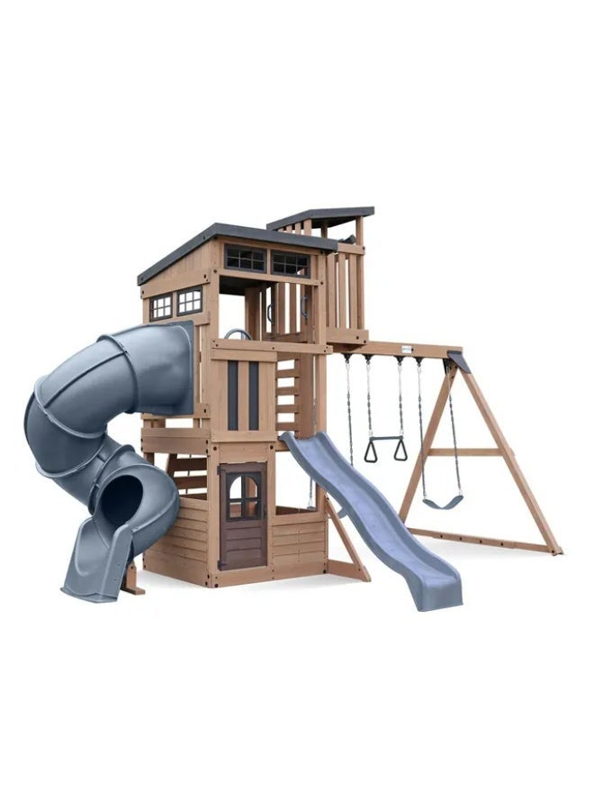 Gorilla Playsets Gorilla Skyline Lookout Swingset outdoor - Image 1