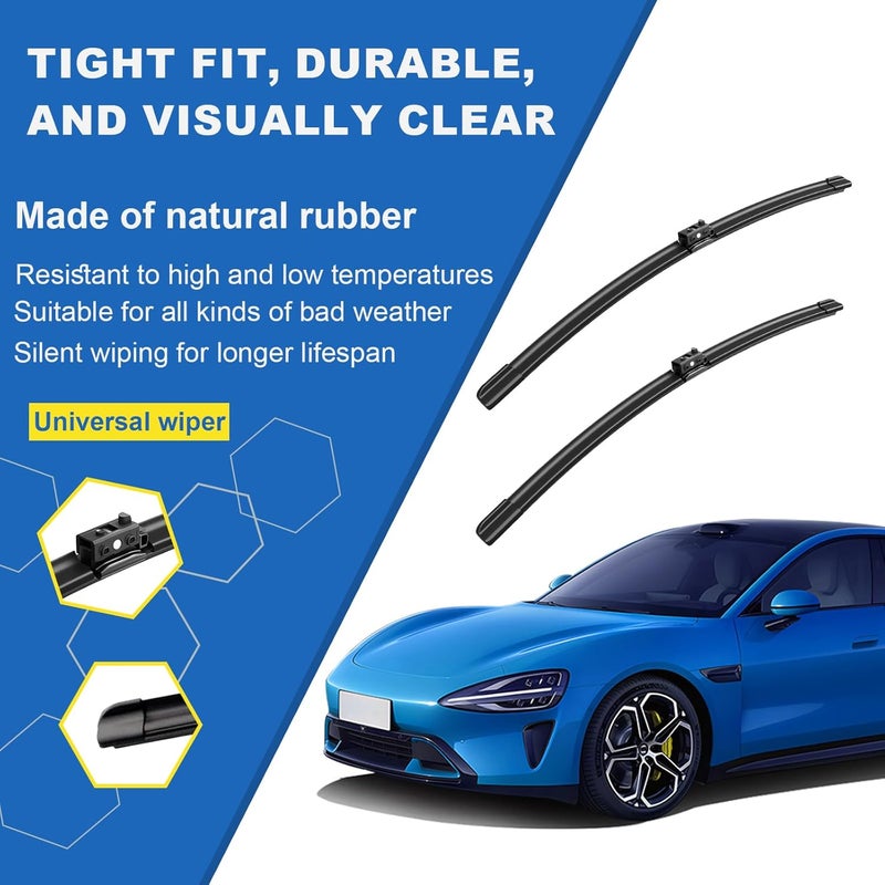 SIMPWIBLD Wiper Blade Set for Mercedes-Benz GLA45 AMG/GLA250 - Image 4