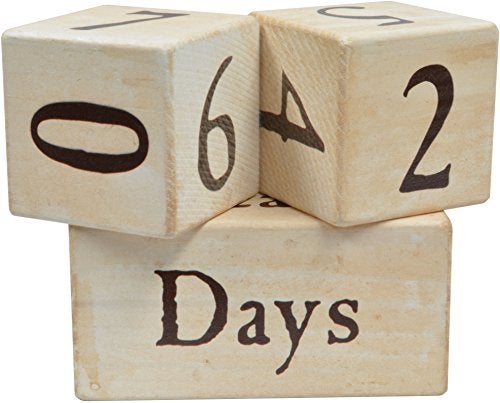 Maple Landmark Portrait Prop Age Blocks - Brown - Made in USA - Image 4