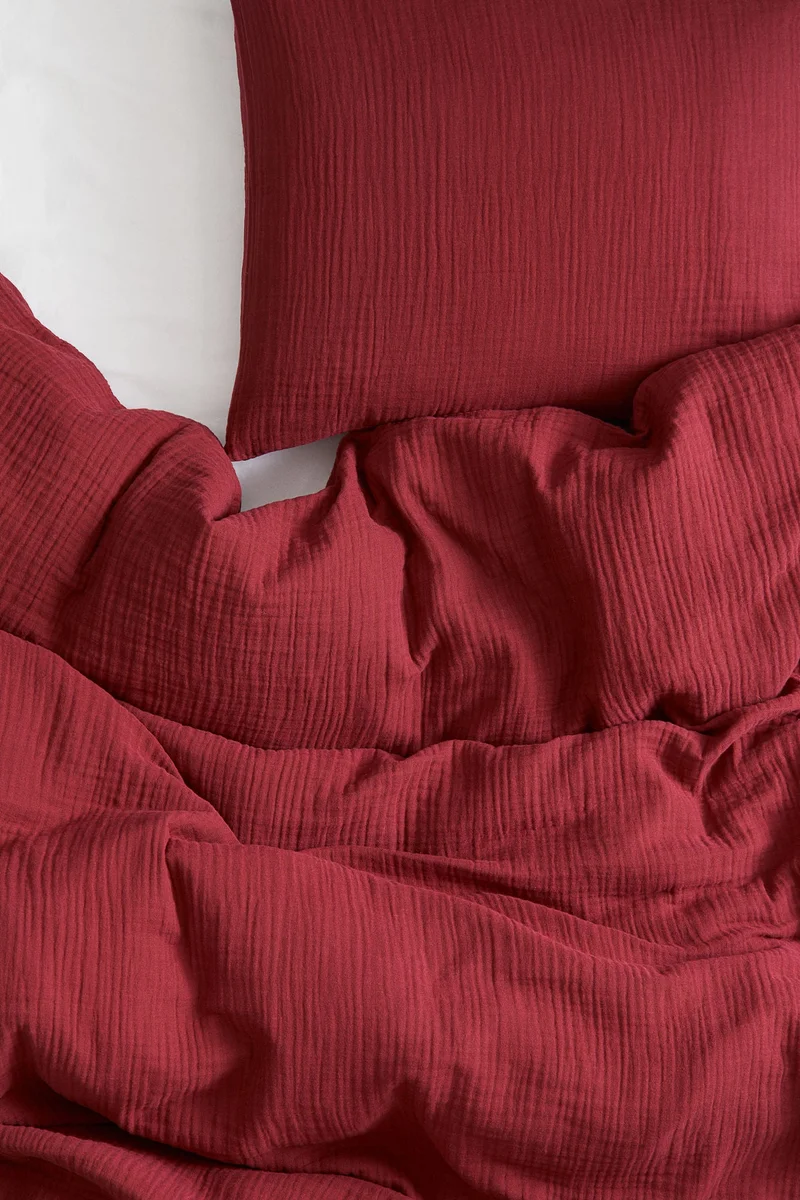 اتش اند ام طقم غطاء لحاف من القطن