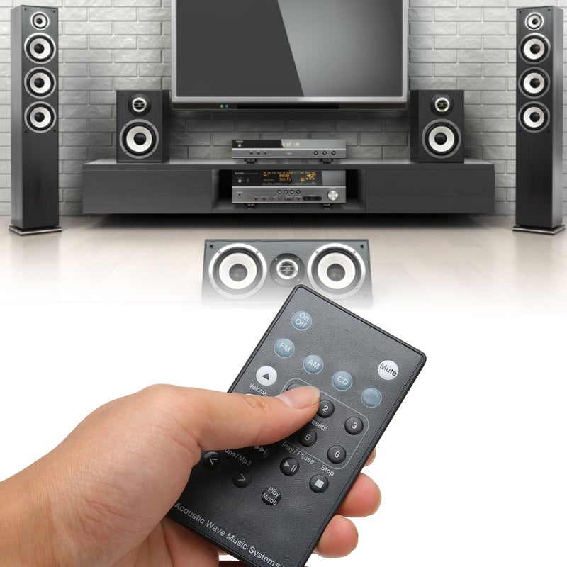 Remote Control Replacement for Sound Touch Wave Music Radio System I II III IV for CD AWRCC1 AWRCC2 AWRCC3 Black - Image 2