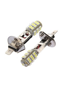 نيبمينينت طقم مصابيح للضباب LED لسيارات طراز H1 1210 25SMD مكون من قطعتين  - Image 1