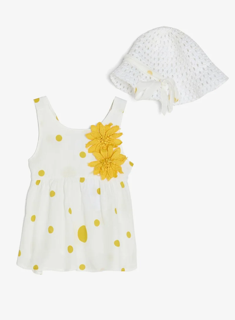 Pinata Yellow Flower Summer Dress