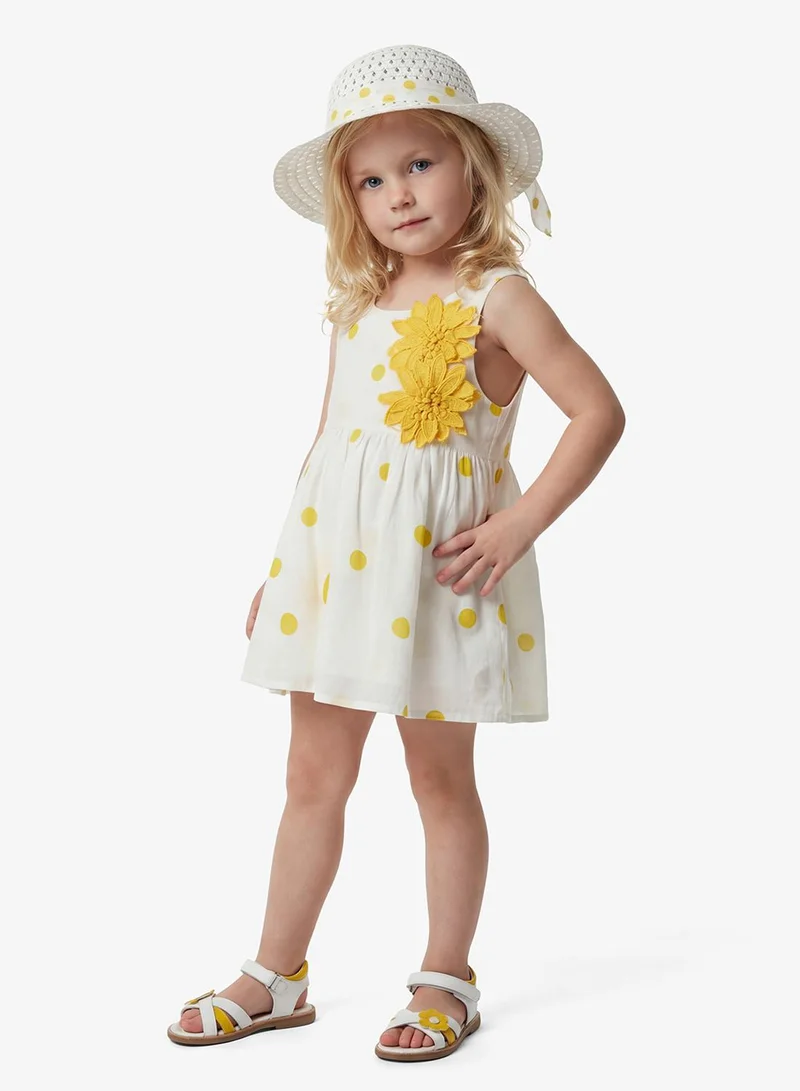 Pinata Yellow Flower Summer Dress