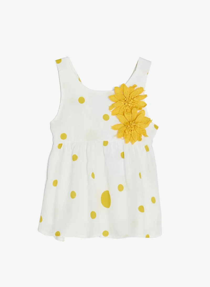 Pinata  Yellow Flower Summer Dress for Women | Best Price UAE