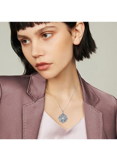 WINNICACA Compass Necklace For Women Sterling Silver Compass Jewelry Pendant With Purple Crystal Graduation Gift For Women  - Image 5