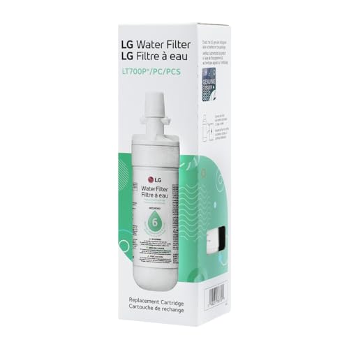 LG 6 month / 200 Gallon Capacity Replacement Refrigerator Water Filter, WHITE - Image 5