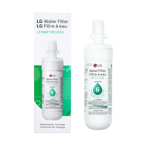LG 6 month / 200 Gallon Capacity Replacement Refrigerator Water Filter, WHITE - Image 2