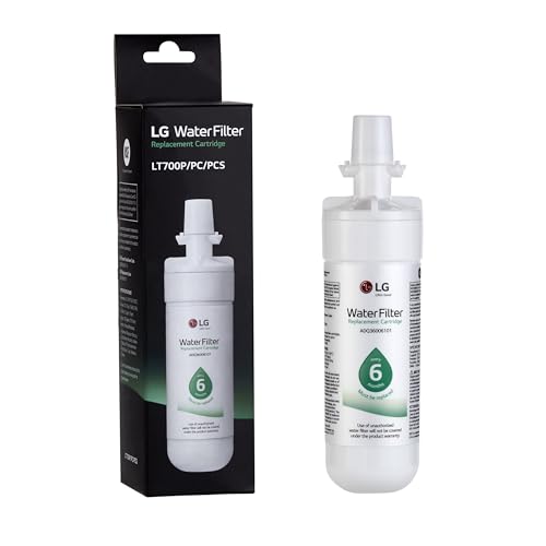 LG 6 month / 200 Gallon Capacity Replacement Refrigerator Water Filter, WHITE - Image 1