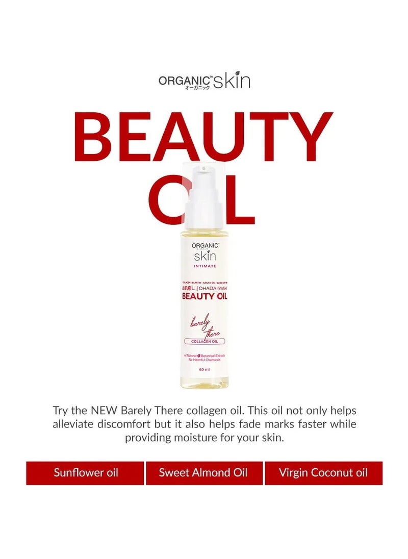 Organic skin - Barely There - Collagen Oil 60 ml - Image 1