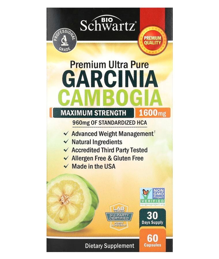 Garcina Cambogia Maximum Strength 60 Capsules (800 mg per Capsule)