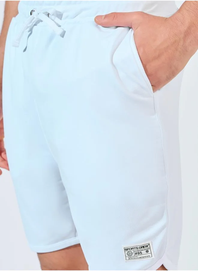 Styli Styli Ultra Soft Micro Poly Cycling Shorts with Patch Detail