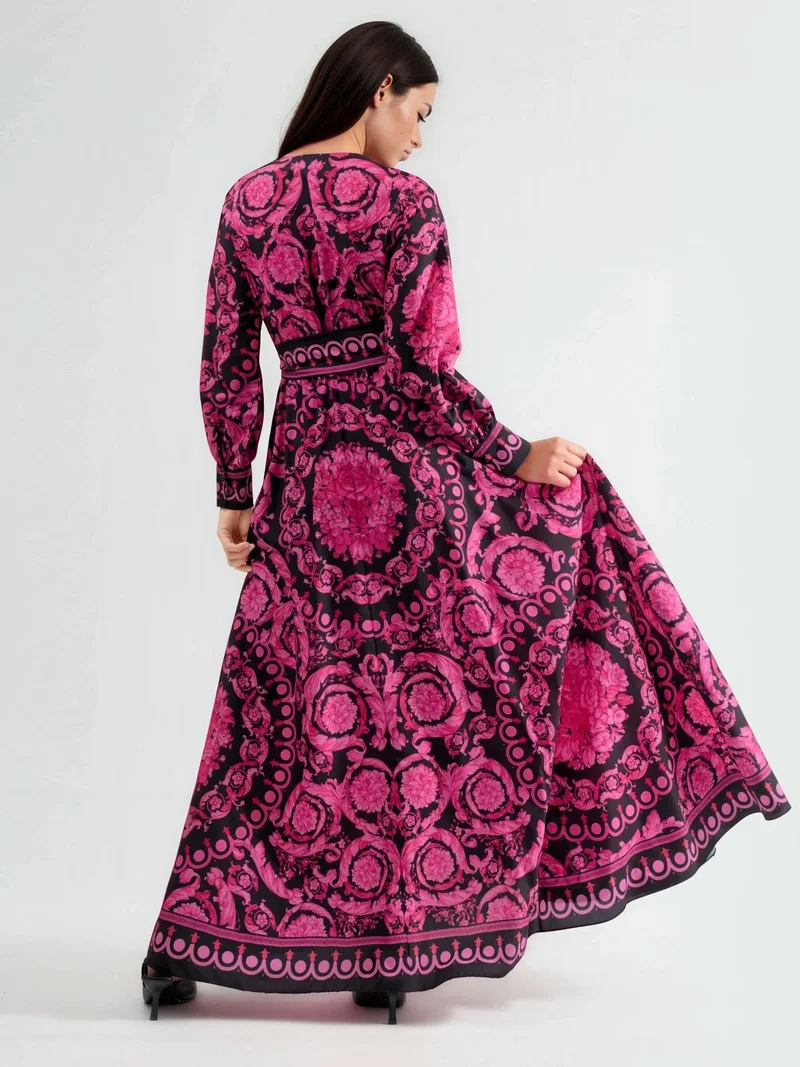 Jennyfer Floral Tie Detail Midi Dress