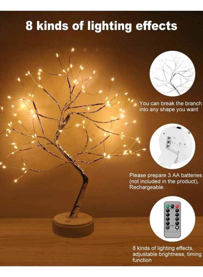 جيجيرو شجرة بونساي LED منضدية مزودة بمصابيح 108 LED من مصابيح الجنية Spirit Tree ومصابيح الجنية Spirit Tree ومصابيح الأشجار المتلألئة - Image 2