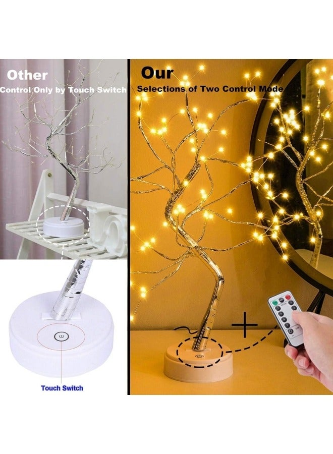 جيجيرو شجرة بونساي LED منضدية مزودة بمصابيح 108 LED من مصابيح الجنية Spirit Tree ومصابيح الجنية Spirit Tree ومصابيح الأشجار المتلألئة - Image 4