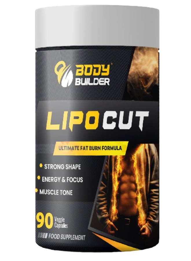 بودي بيلدر ليبو كات لحرق الدهون، 90 كبسولة نباتية - Image 1