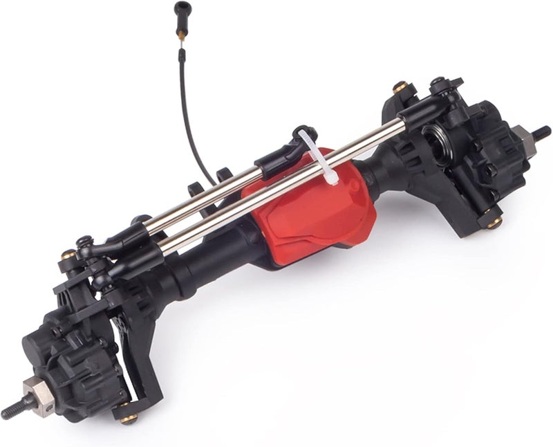 AMK RC Axles Complete Nylon Front Rear Portal Axle with Differential Lock Kit for 110 RC Car Crawler TRX4 Defender Bronco TRX4 Chassis DIY Upgrade Parts - Image 2