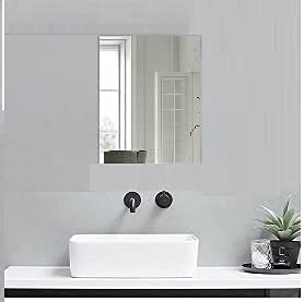 SEVEN HORSES Small Frameless Rectangle Wall Mirror - Image 1