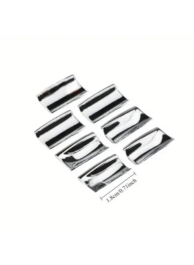 7 Pcs Car Window Lift Control Button Sequin Stickers Interior Decorative Film Accessories For BMW 1 2 3 4 Series X1 X2 X3 F20 F22 F30 F31 F34 F32 F10 F11 F01 F02 F48 - Image 2