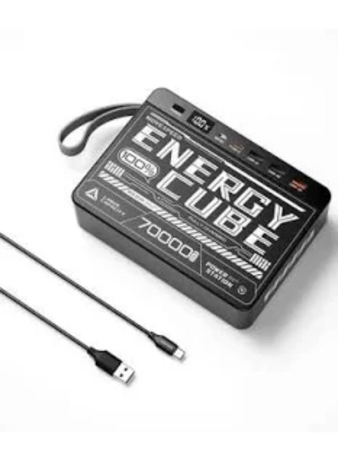 MOVESPEED MOVE SPEED 70000mAh Power Bank, 35W PD 3.0 Fast Charging Portable Charger, 4 Outputs 2 Inputs High Capacity USB C Battery Pack with LED Display for Phone Tablet Outdoor Camping Office - Image 1