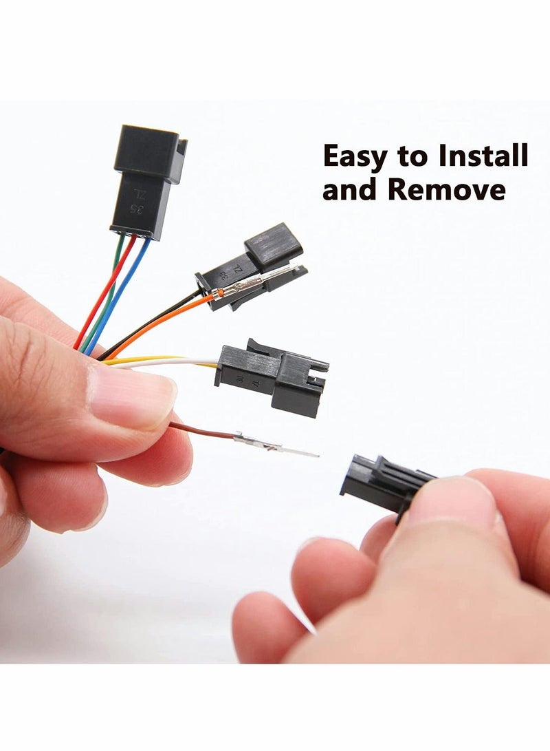 Loquat Motorcycle Head Light Turn Switch, 3-in-1 Bike Headlight Horn on/Off Control Switch, 48V Waterproof Light Horn Turn Signal ON/Off Switch 7/8 22-23mm Handlebar Switch for Scooter Electric Bike - Image 3