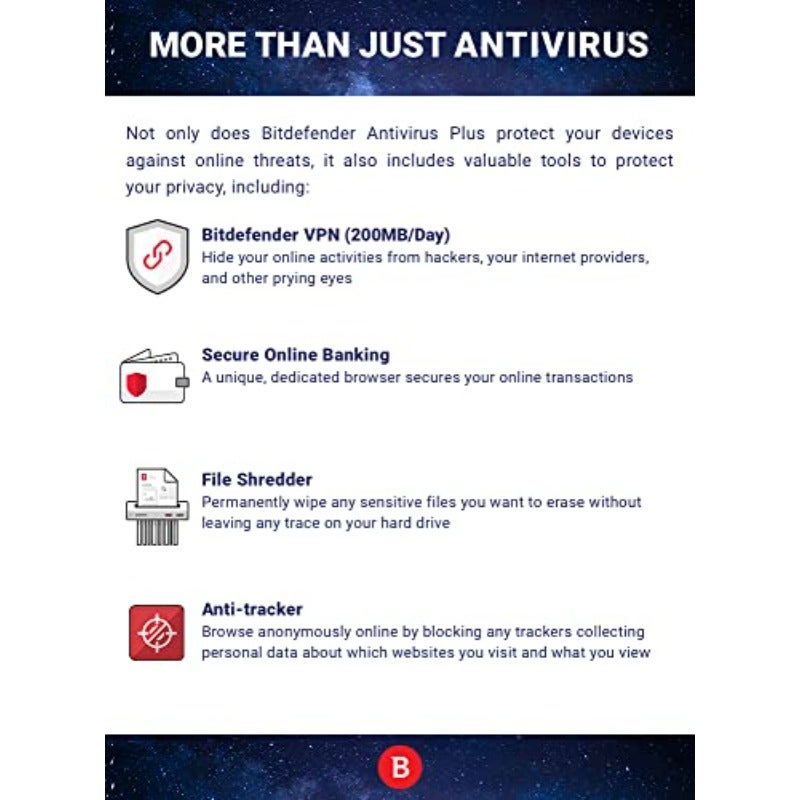 Bitdefender Total Security - 10 Device 1 year Subscription PC Mac Activation Code by Mail - Image 5