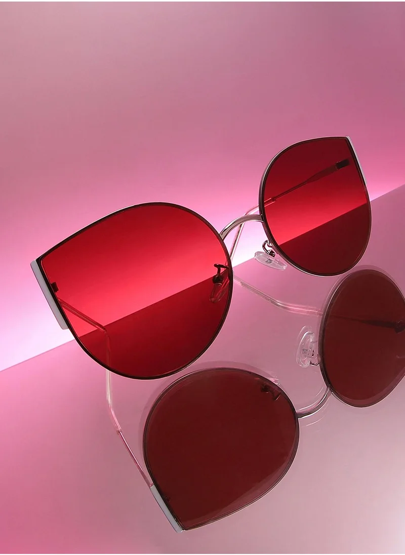 Haute Sauce Full Rim Cateye Sunglasses