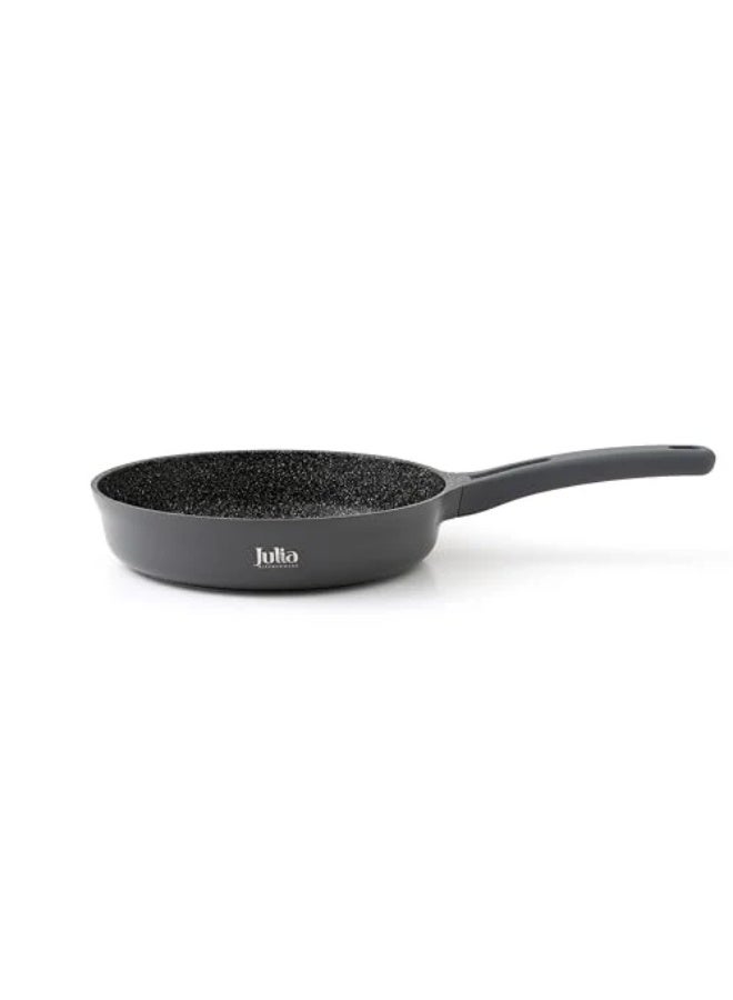 Julia Elite Edge Frypan 24cm - Grey - Black Granite Non-Stick - Induction Ready - Image 2