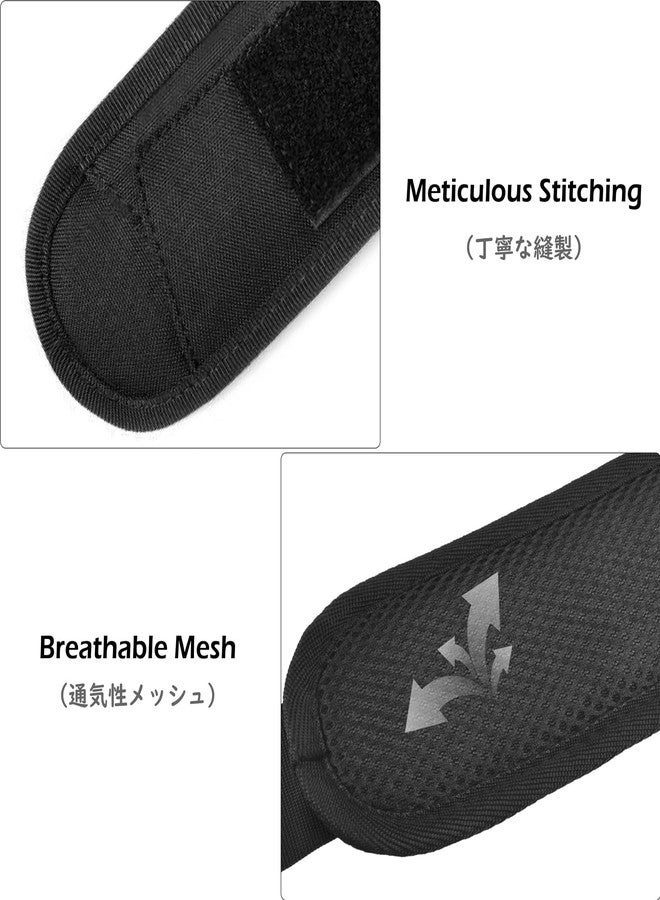 TRIWONDER Adjustable Shoulder Strap with Padded Metal Hooks for Tactical, Bag, Duffel, Laptop, Crossbody, Pet Carrier (Black) - Image 5