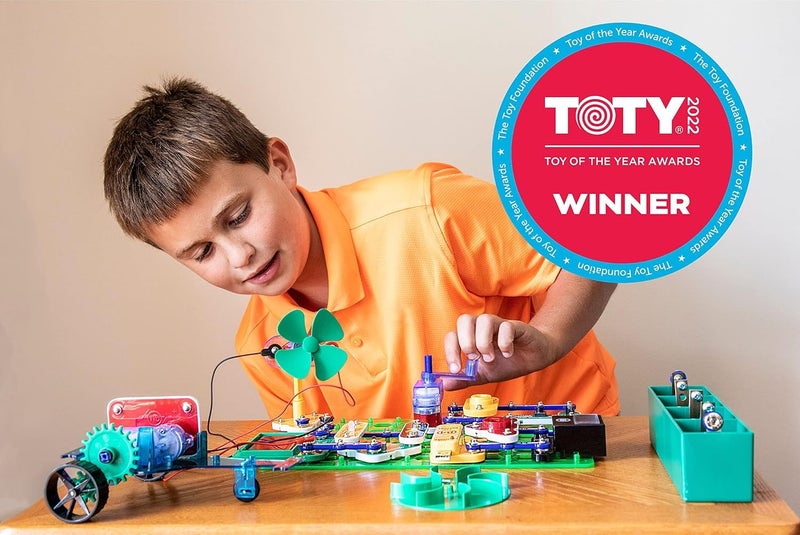 Snap Circuits Green Energy Electronics Exploration Kit  Over 125 Exciting STEM Projects  Full Color Project Manual  45 Snap Circuits Parts  STEM Educational Toys for Kids 8 - Image 3